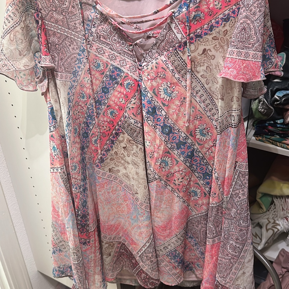 Show Me Your MuMu Multicolor Paisley Mini Dress